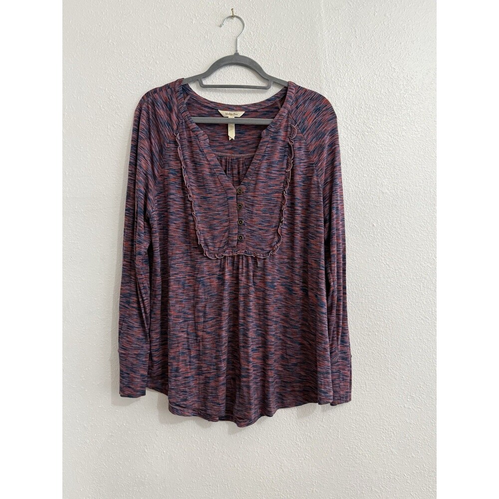 Matilda Jane Women’s Boho Peasant Blouse With Long Sleeve Sz Medium